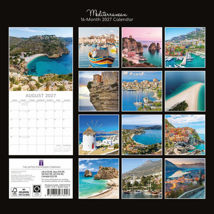 The Gifted Stationery Co. Mediterranean Kalender 2027