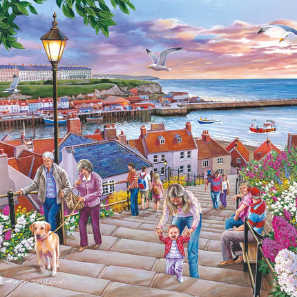 The House of Puzzles 199 Steps Whitby Puzzel 150 Mini Stukjes