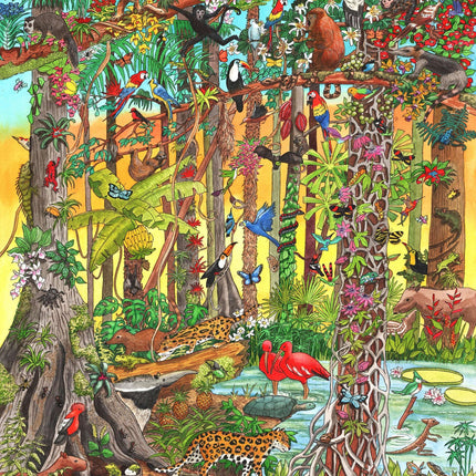 The House of Puzzles Animal Antics Puzzel 100 XXL Stukjes