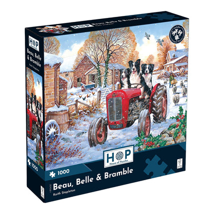The House of Puzzles Beau, Belle and Bramble Puzzel 1000 Stukjes
