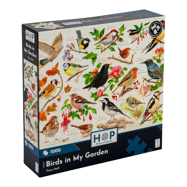 The House of Puzzles Birds in My Garden Puzzel 1000 stukjes