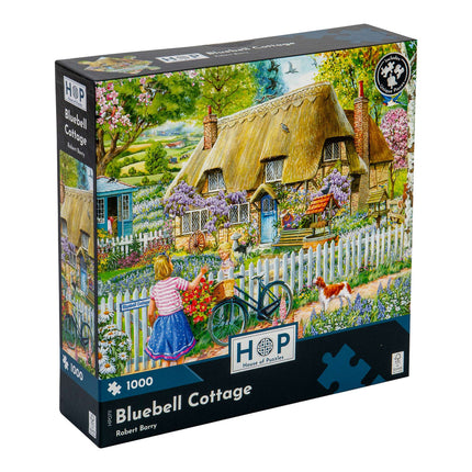 The House of Puzzles Bluebell Cottage Puzzel 1000 Stukjes