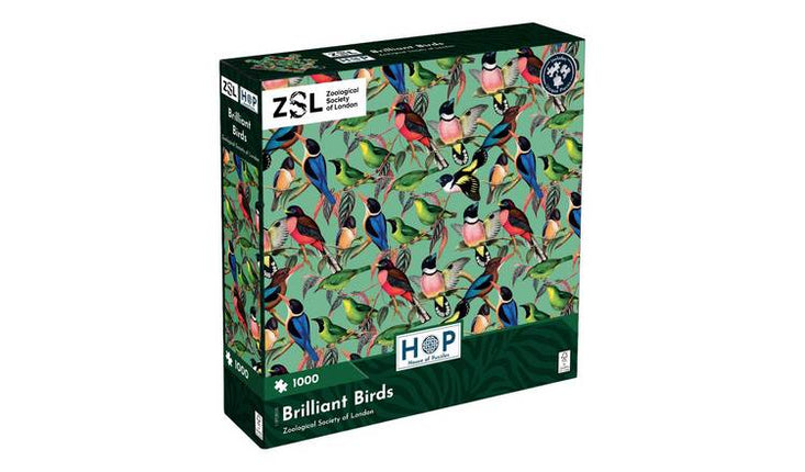 The House of Puzzles Brilliant Birds Puzzel 1000 Stukjes