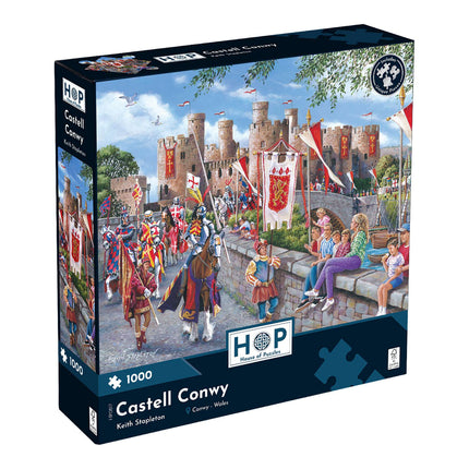 The House of Puzzles Castell Conwy Puzzel 1000 Stukjes