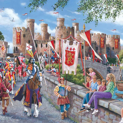The House of Puzzles Conwy Castle Puzzel 150 Mini Stukjes
