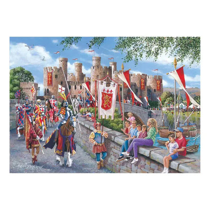 The House of Puzzles Conwy Castle Puzzel 150 Mini Stukjes
