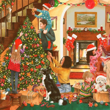 The House of Puzzles Decorating the Tree Puzzel 500 XL stukjes