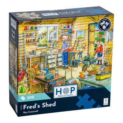 The House of Puzzles Fred's Shed Puzzel 500 Stukjes