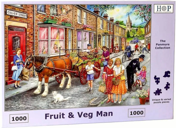 The House of Puzzles Fruit & Veg Man Puzzel 1000 Stukjes