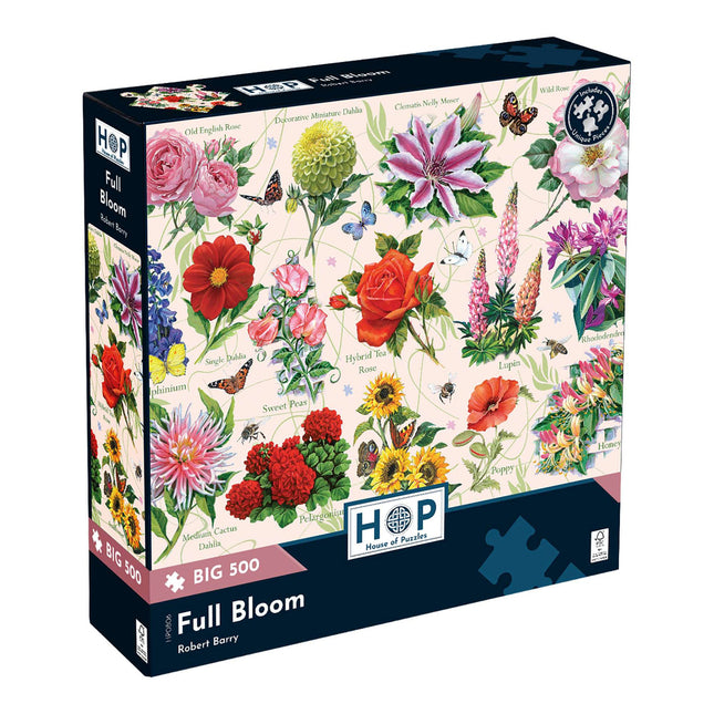 The House of Puzzles Full Bloom Puzzel 500 XL Stukjes