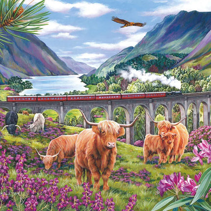 The House of Puzzles Glenfinnan Ladies Puzzel 150 Mini Stukjes