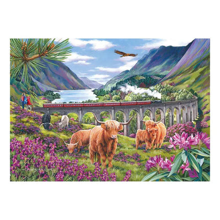 The House of Puzzles Glenfinnan Ladies Puzzel 150 Mini Stukjes