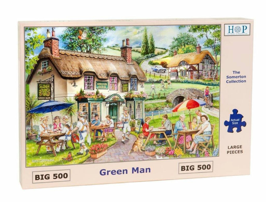 The House of Puzzles Green Man Puzzel 500 Stukjes XL