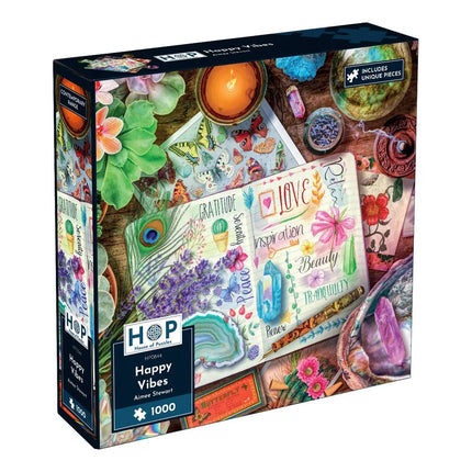 The House of Puzzles Happy Vibes Puzzel 1000 stukjes