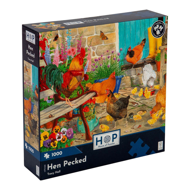 The House of Puzzles Hen Pecked Puzzel 1000 Stukjes