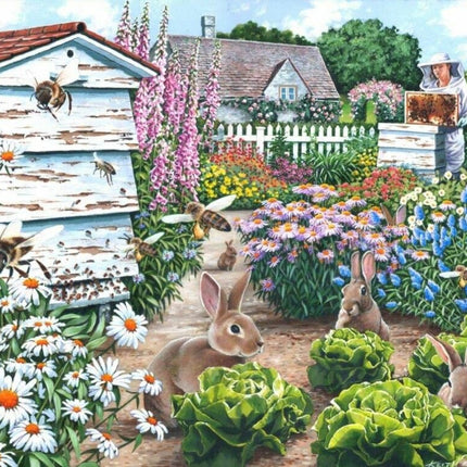 The House of Puzzles Honey Bunnies Puzzel 500 XL stukjes