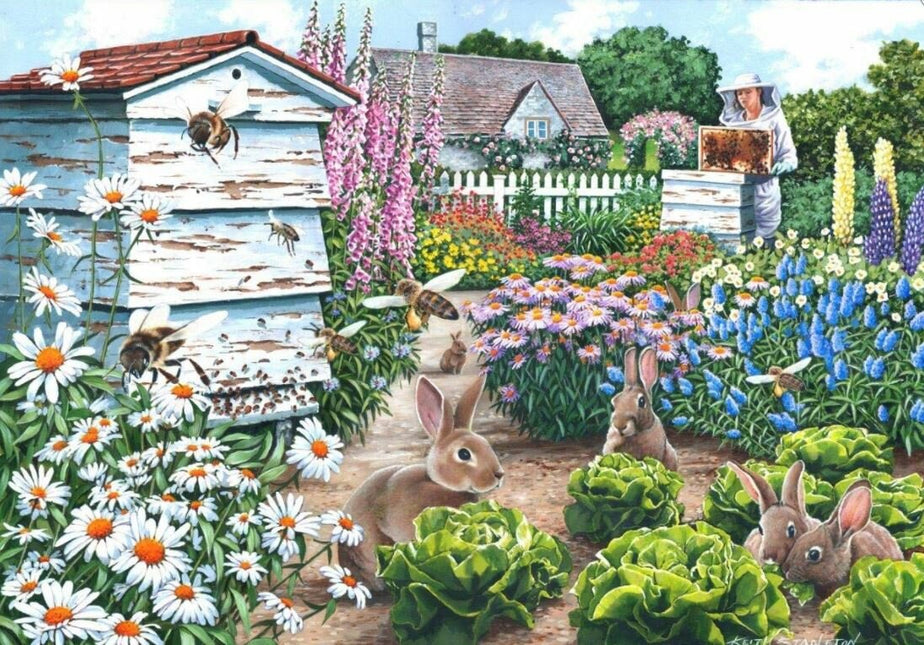 The House of Puzzles Honey Bunnies Puzzel 500 XL stukjes