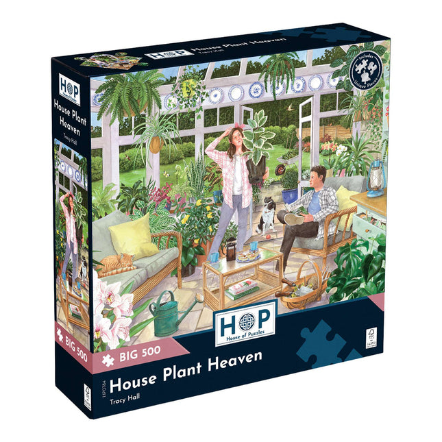 The House of Puzzles House Plant Heaven Puzzel 500 XL Stukjes