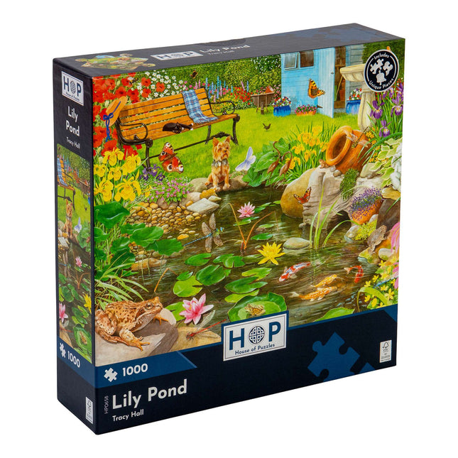 The House of Puzzles Lily Pond Puzzel 1000 Stukjes