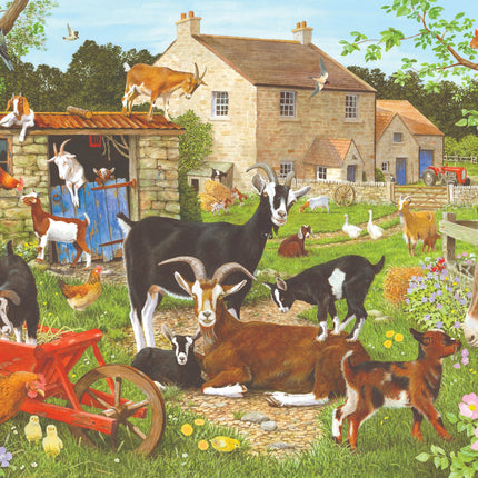 The House of Puzzles Nanny, Billy & the Kids Puzzel 500 XL Stukjes