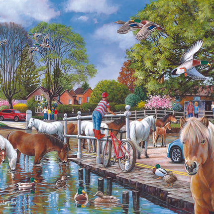 The House of Puzzles New Forest Ponies Puzzel 1000 Stukjes