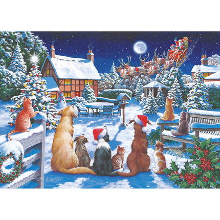 The House of Puzzles No.19 - Santa Paws Puzzel 500 XL Stukjes