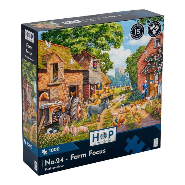 The House of Puzzles No.24 - Farm Focus Puzzel 1000 Stukjes