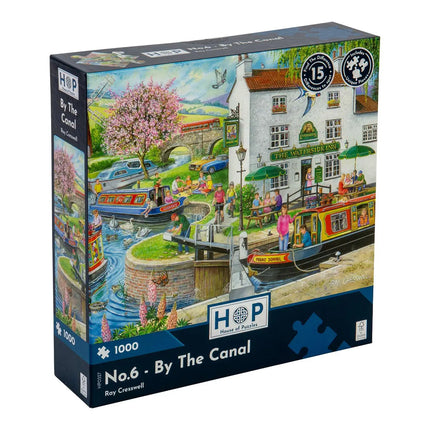 The House of Puzzles No.6 - By the Canal Puzzel 1000 Stukjes Find the Differences
