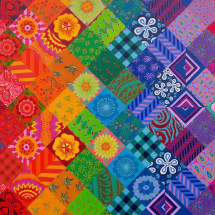 The House of Puzzles Patchwork Rainbow Puzzel 150 Mini Stukjes