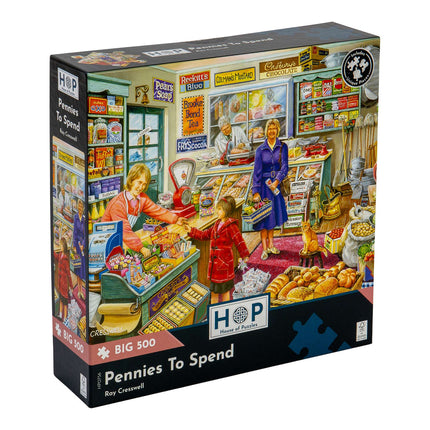 The House of Puzzles Pennies To Spend Puzzel 500 XL Stukjes