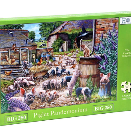 The House of Puzzles Piglet Pandemonium Puzzel 250 XL stukjes
