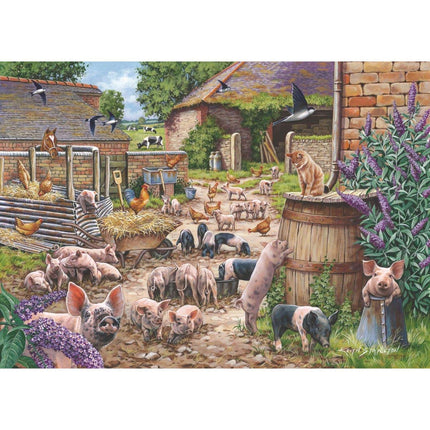 The House of Puzzles Piglet Pandemonium Puzzel 500 Stukjes