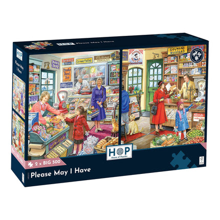 The House of Puzzles Please May I Have Puzzel 2x 500XL Stukjes