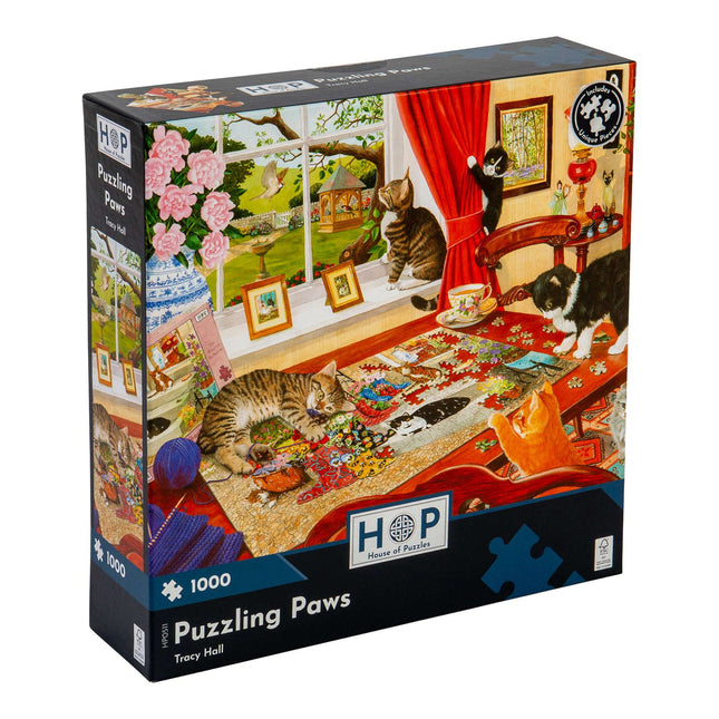 The House of Puzzles Puzzling Paws Puzzel 1000 stukjes