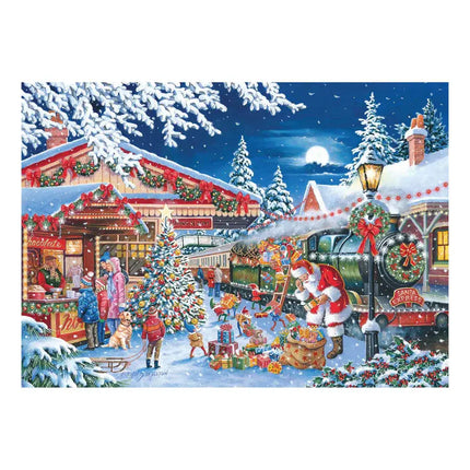 The House of Puzzles Santa's Express Puzzel 150 Mini Stukjes