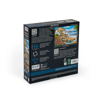 The House of Puzzles Seaspray Cottages Puzzel 1000 Stukjes