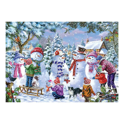 The House of Puzzles Seven Silly Snowmen Puzzel 1000 Stukjes