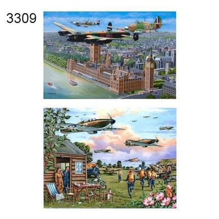 The House of Puzzles Sky Patrol Puzzel 2x500 XL Stukjes