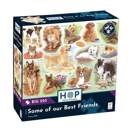 The House of Puzzles Some of our Best Friends Puzzel 250 XL Stukjes