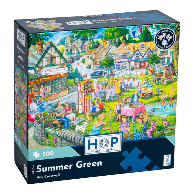 The House of Puzzles Summer Green Puzzel 500 Stukjes