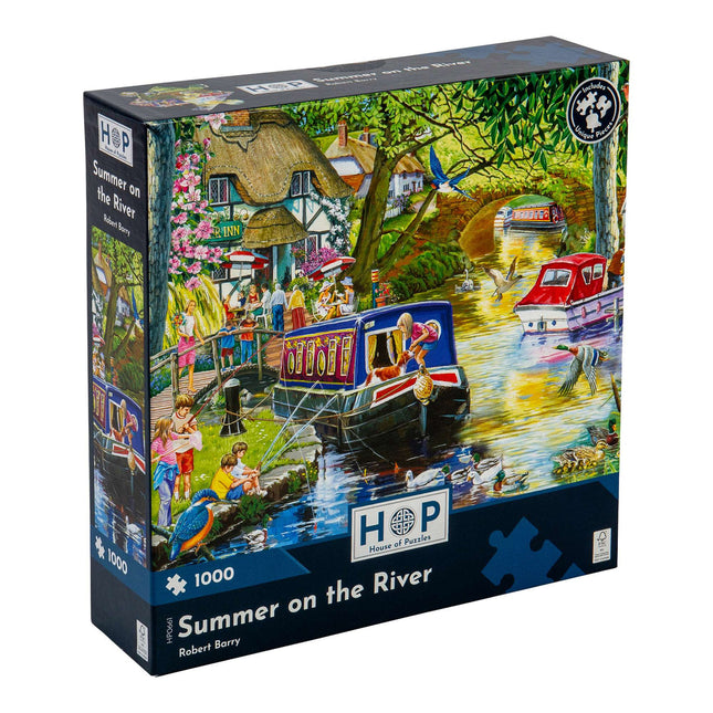 The House of Puzzles Summer on the River Puzzel 1000 Stukjes