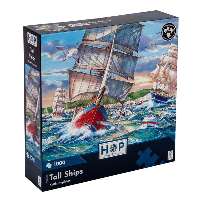 The House of Puzzles Tall Ships Puzzel 1000 Stukjes