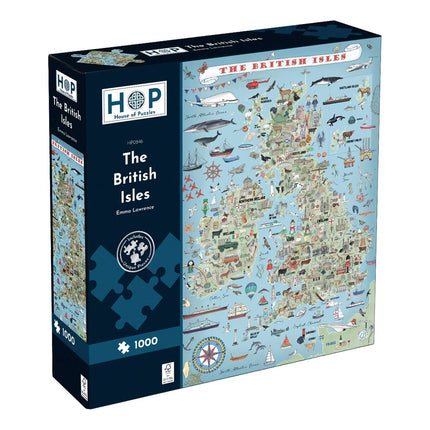 The House of Puzzles The British Isles Puzzel 1000 stukjes