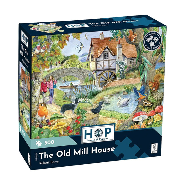 The House of Puzzles The Old Mill House Puzzel 500 Stukjes