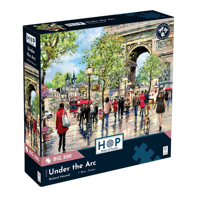 The House of Puzzles Under the Arc Puzzel 500 XL Stukjes