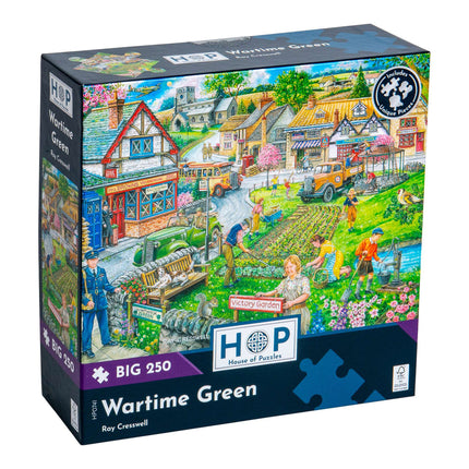 The House of Puzzles Wartime Green Puzzel 250 XL Stukjes