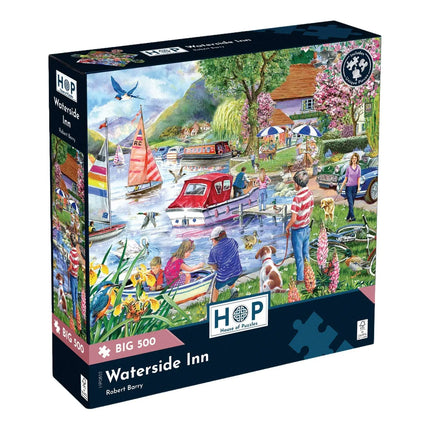 The House of Puzzles Waterside Inn Puzzel 500 XL Stukjes