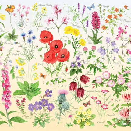 The House of Puzzles Wildflowers Puzzel 150 Mini Stukjes