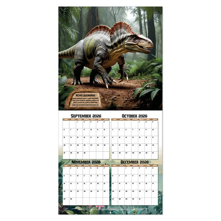 TL Turner Dinosaurus Kalender 2027
