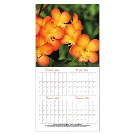 TL Turner Flowers Kalender 2027